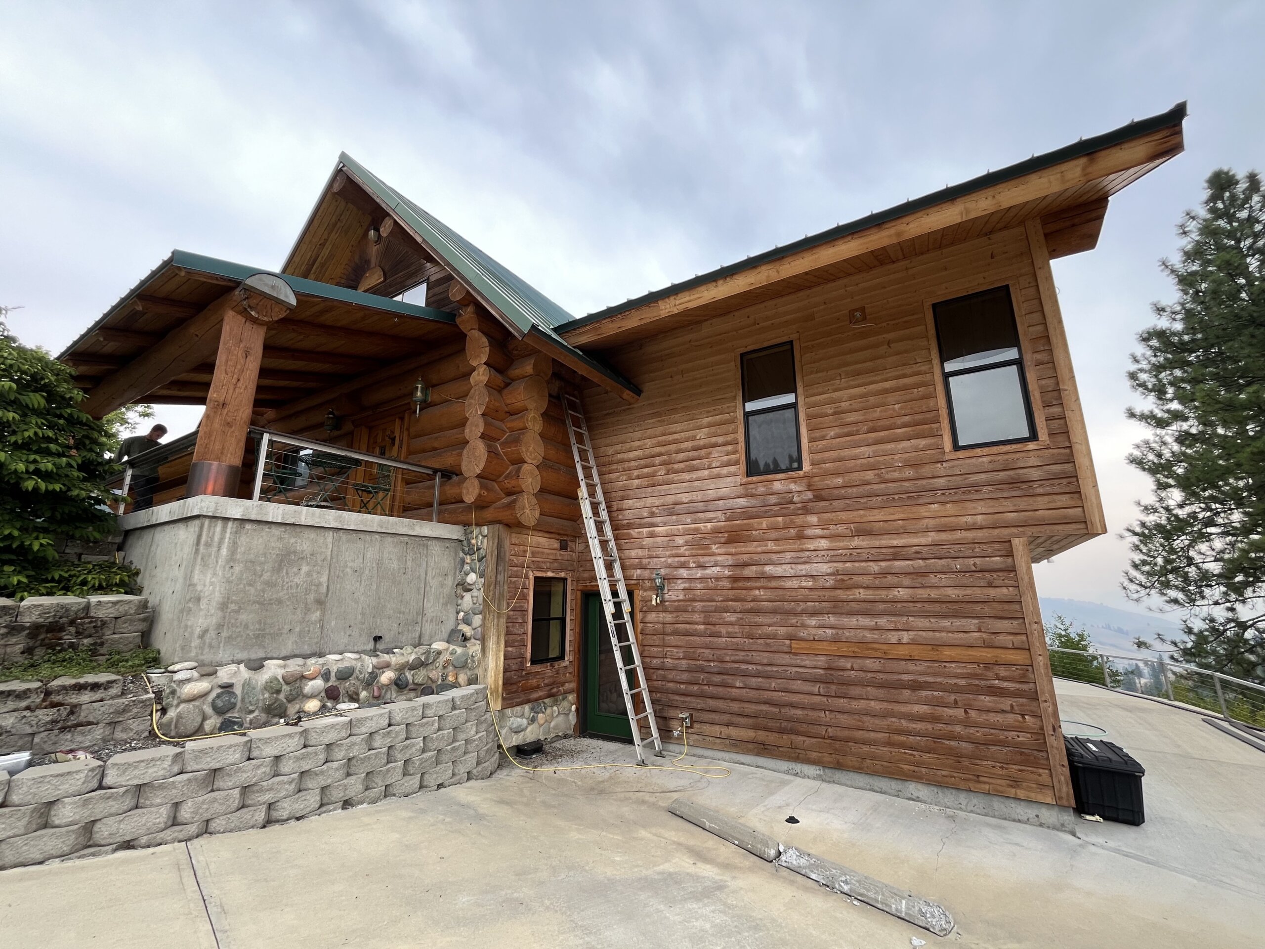 Chewelah Log Home Restoration