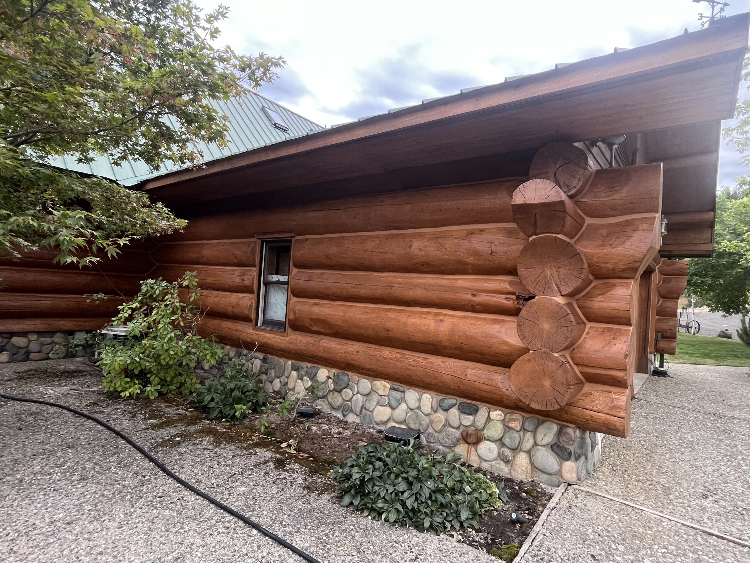 Chewelah Log Home Restoration