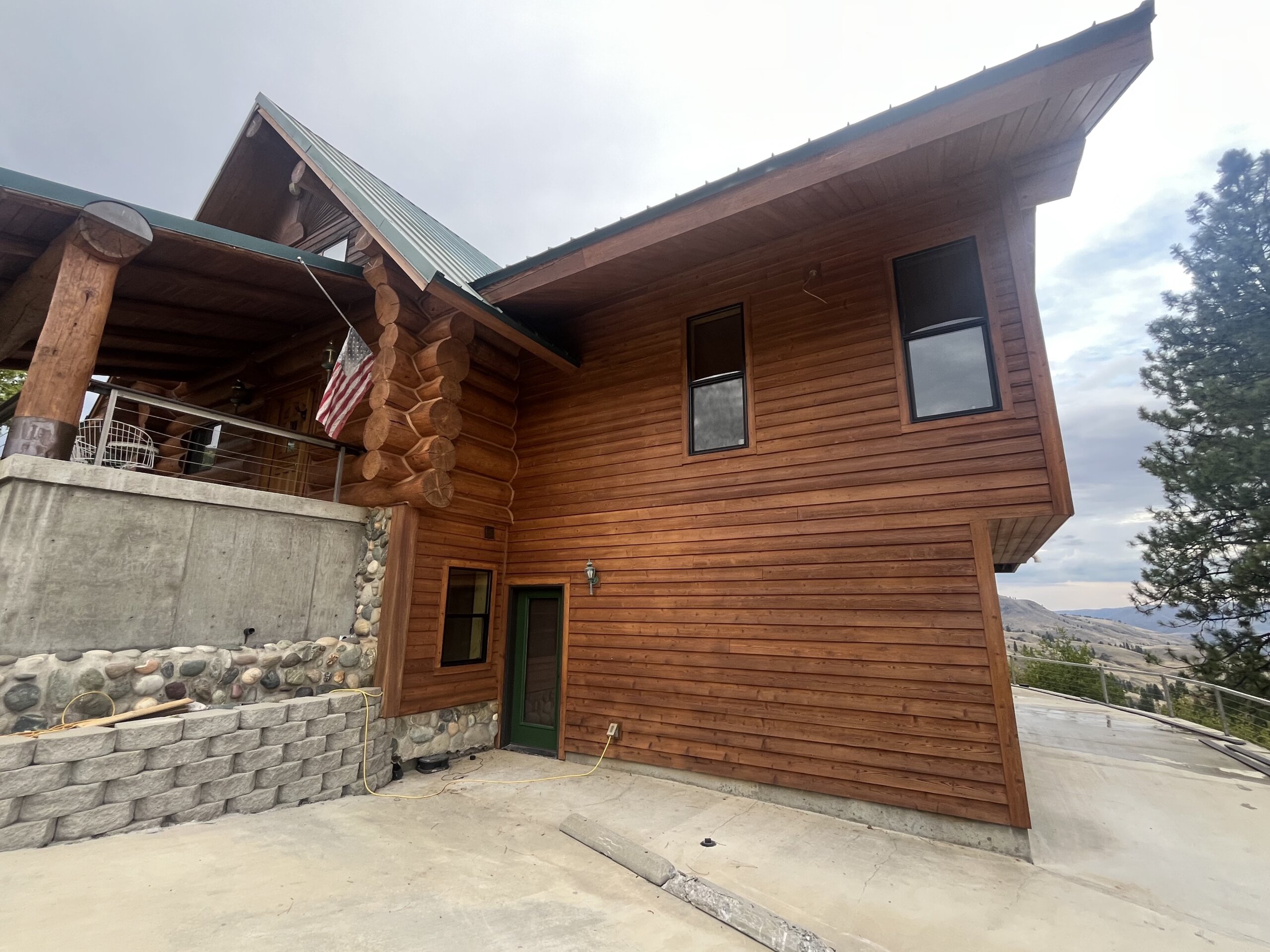 Chewelah Log Home Restoration